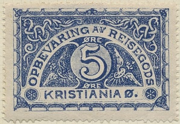 Frimerker stamps Norway Norsk Hovedjernbane Railway Parcel Stamps timbres-poste Briefmarken